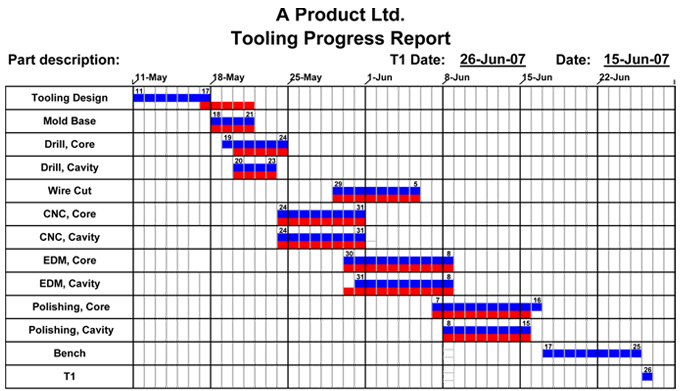 Progress Report Chart
